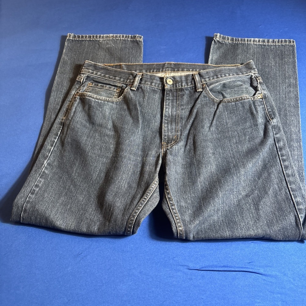 Levis 559 Jeans Regular Fit Straight Leg Dark Wash Men Sz 36x32